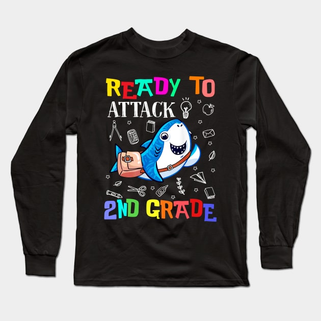 Ready To Attack 2nd Grade Youth Long Sleeve T-Shirt by Camryndougherty